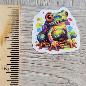10 for $10 Funky Frog Stickers Decals Psychedelic Frogs Animal Sticker